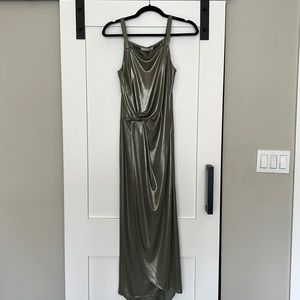 Halston Heritage, XS, Metallic Moss, Ankle Length